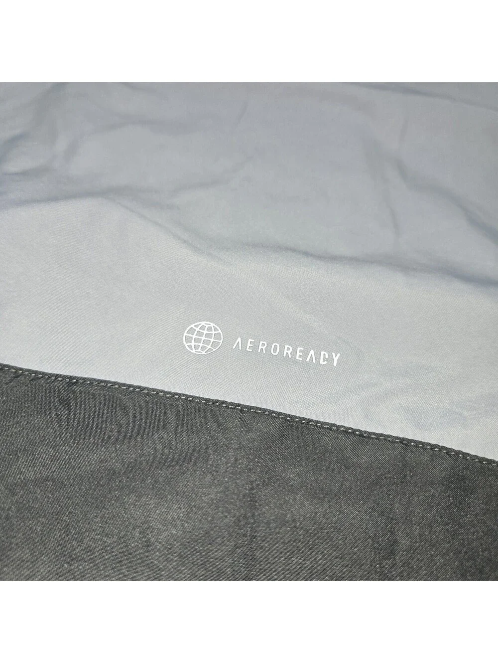 Size XL Adidas McDonalds Zip Up Jacket Train FZ Aeroready Grey/Black Hoodie EUC
